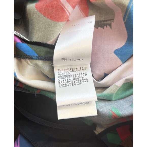 Sonia Rykiel Paris Womens Birds All Over Print Pants Size 36 French, 100% Cotton - Picture 10 of 12